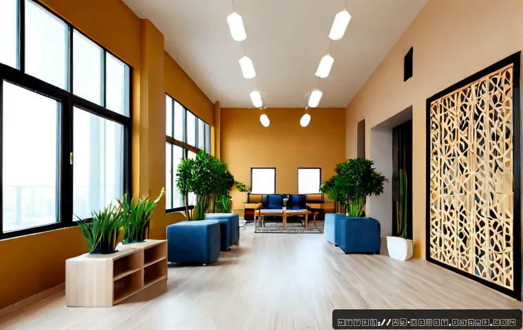 디지털 노마드를 위한 코워킹 스페이스 추천 - Photorealistic wide interior of a premium coworking space for digital nomads in a modern Gulf Arab c...